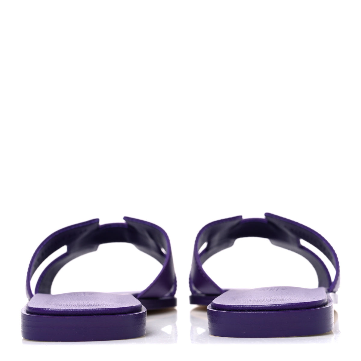 Calfskin Oran Sandals 39.5 Violet Majorette