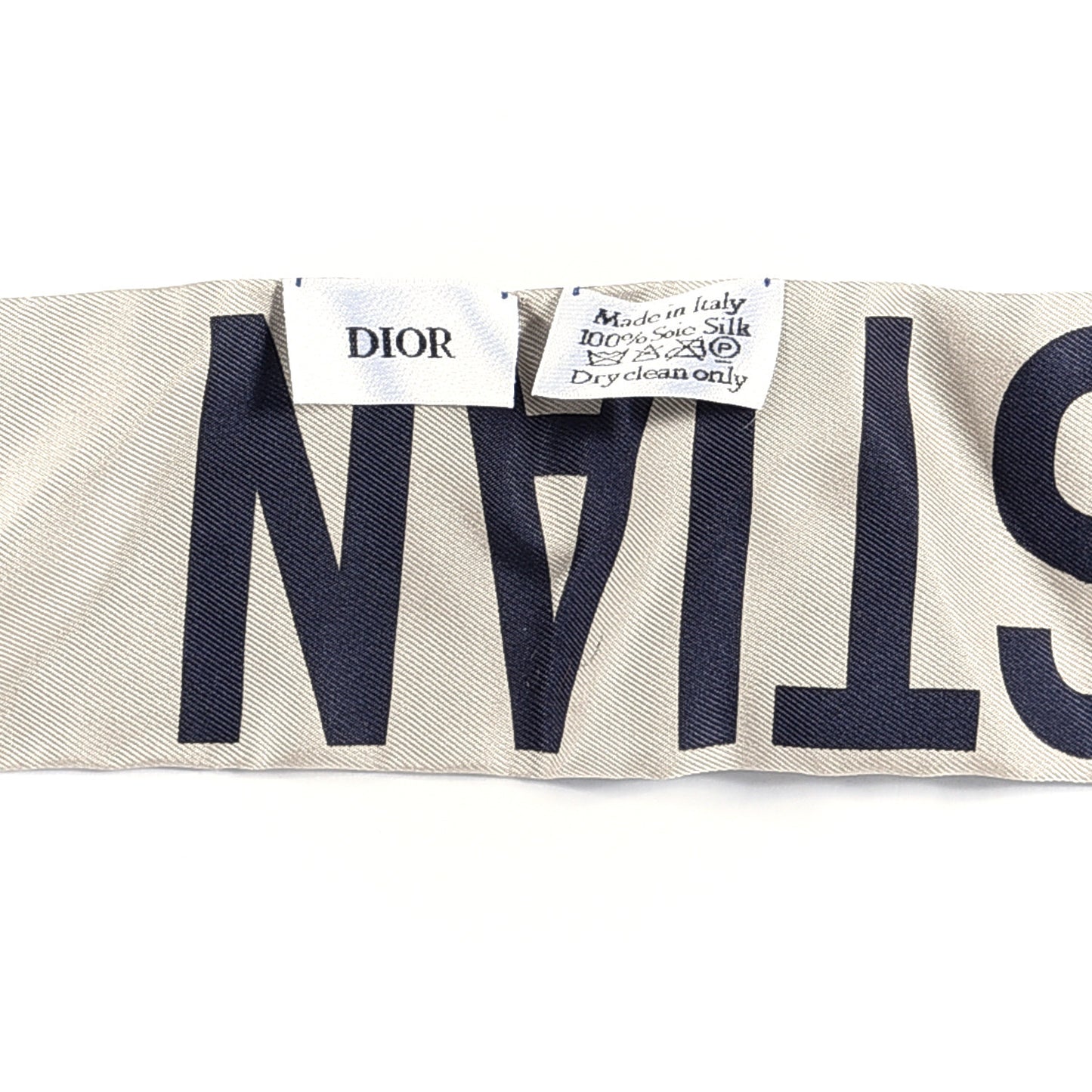Silk Oblique Mitzah Scarf Blue