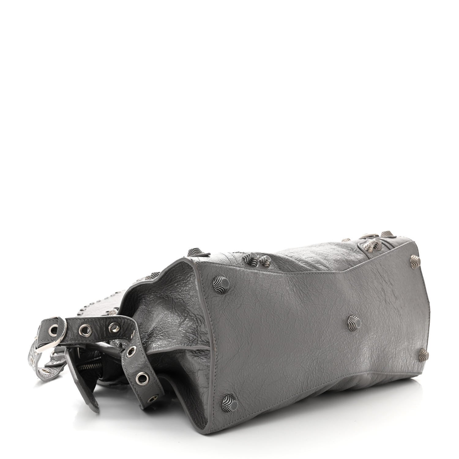 Balenciaga Agneau Arena Neo Cagole City Handbag Dark Grey 4 of 12