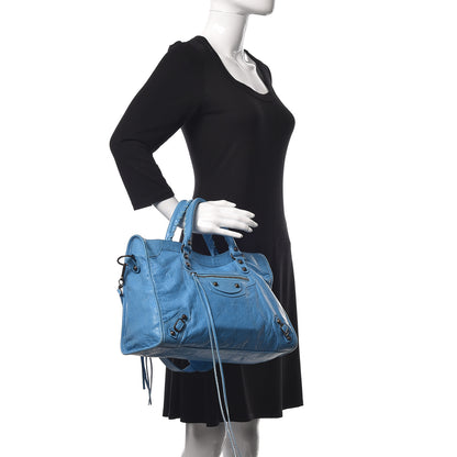Balenciaga Agneau Classic Hardware City Bleu Azur Clair 2 of 9