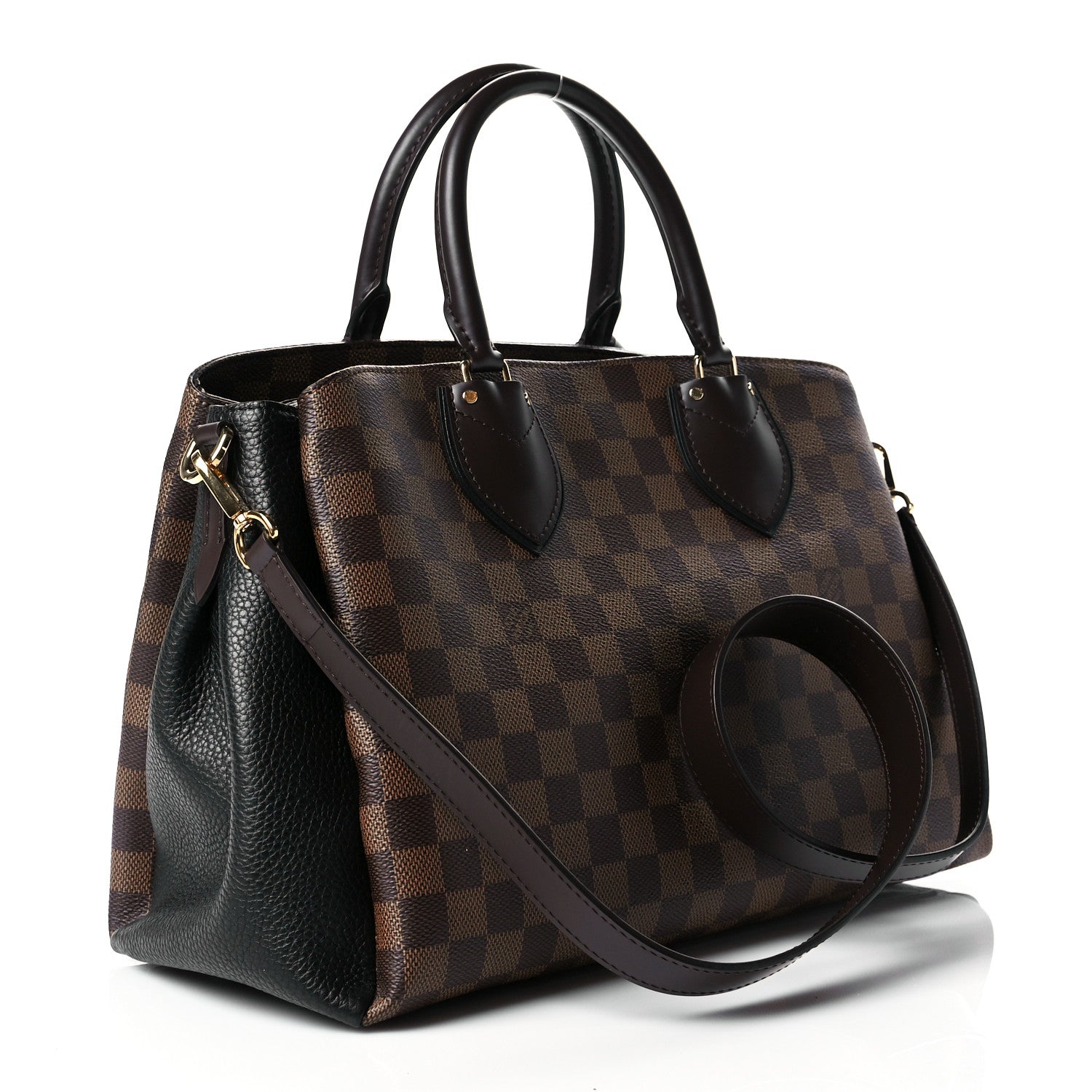 Louis Vuitton Cuir Taurillon Damier Ebene Normandy Black 3 of 9