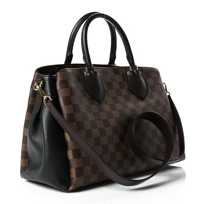Louis Vuitton Cuir Taurillon Damier Ebene Normandy Black 3 of 9
