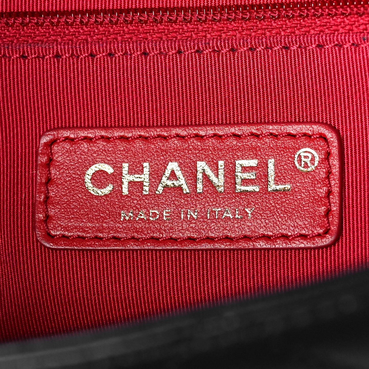 Calfskin Quilted Small Enchained Flap Black