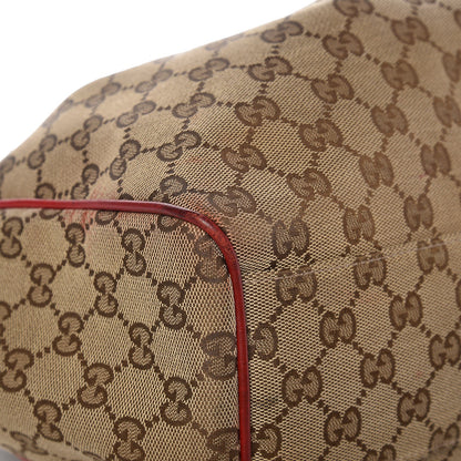 Gucci Monogram Medium Sukey Tote Red 11 of 15
