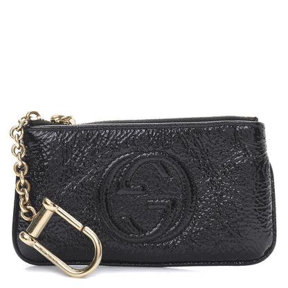 Gucci Patent Soho Key Case Black 1 of 7