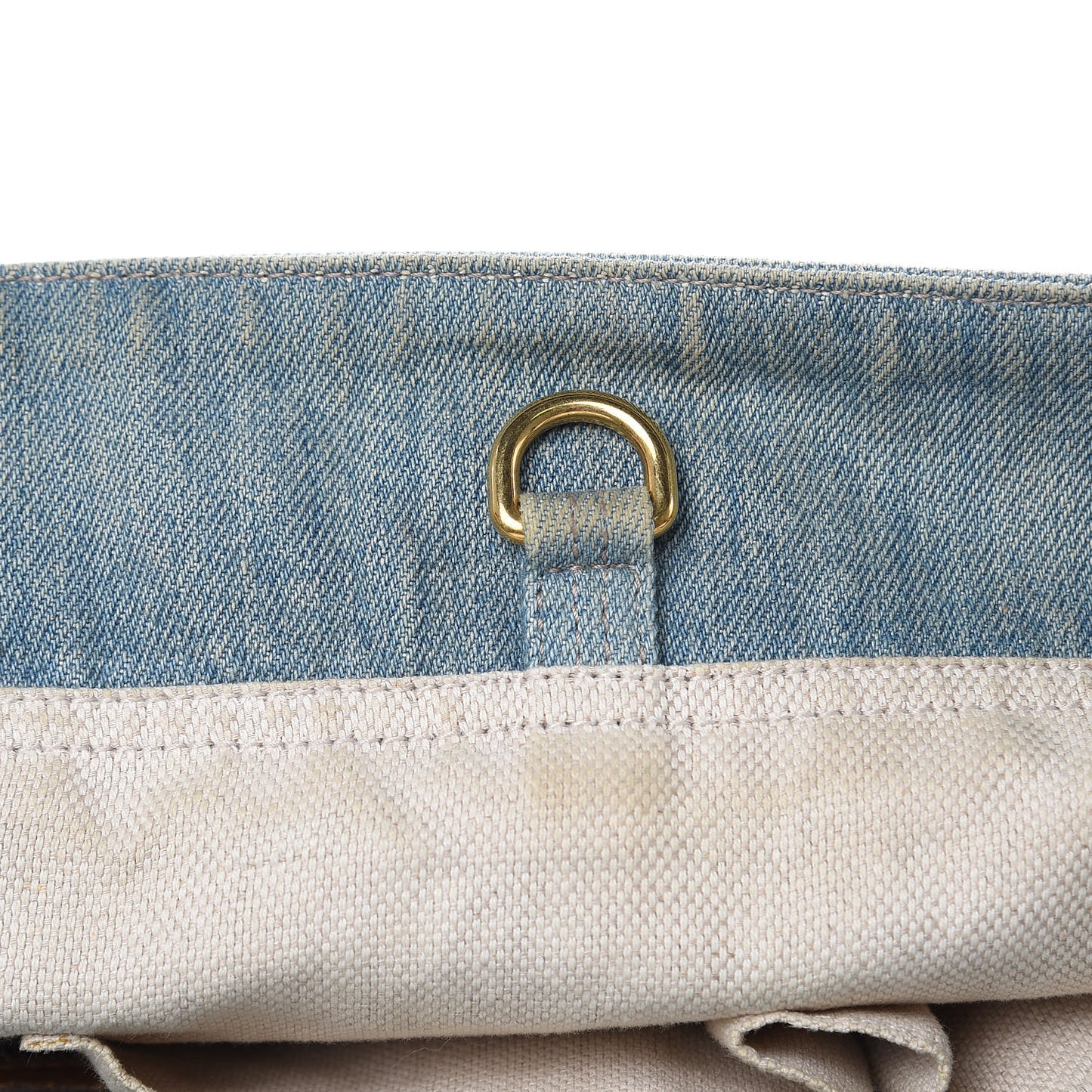 Denim Medium Soho Chain Shoulder Bag Blue