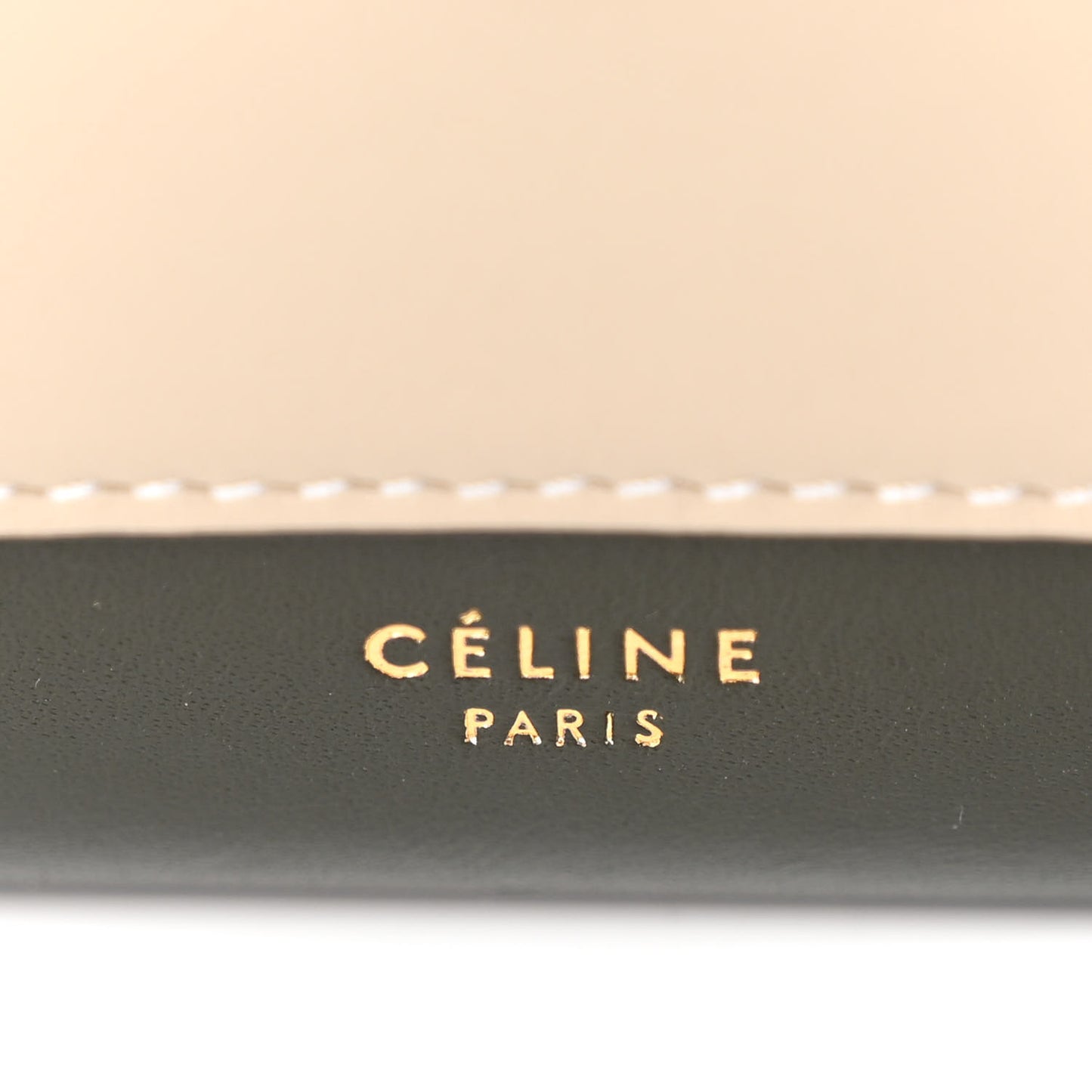 Smooth Calfskin Tri-Color Clutch on a Chain Jade