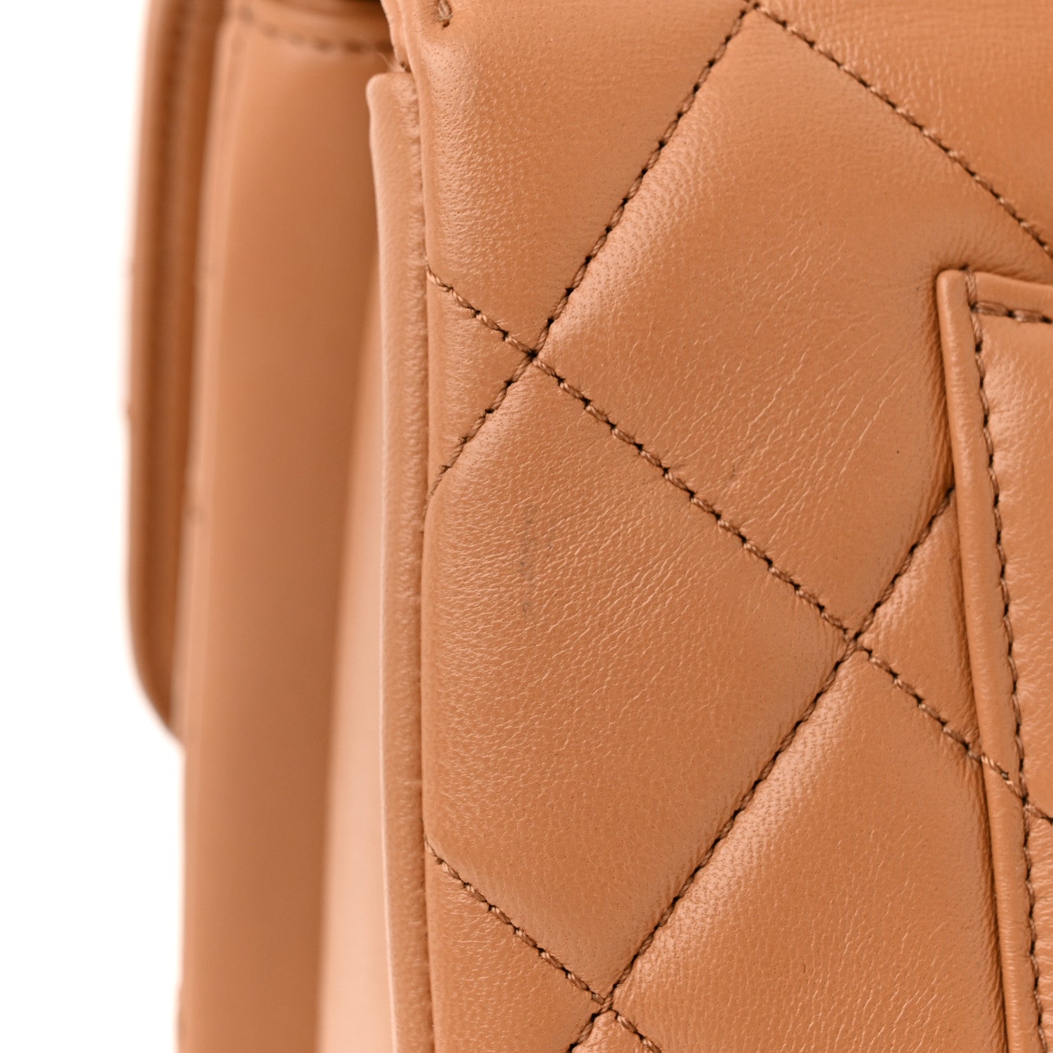 Chanel Lambskin Quilted Medium Trendy CC Flap Dual Handle Bag Camel 13 of 13