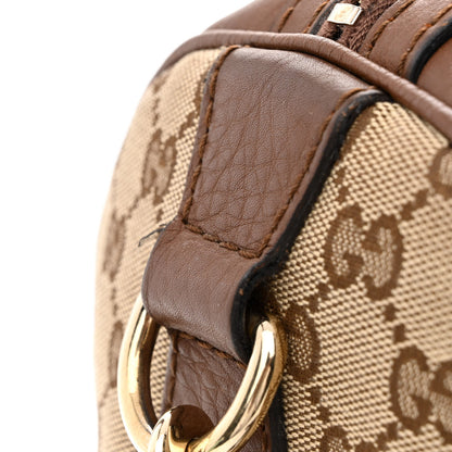 Gucci Monogram Web Medium Boston Dark Brown 18 of 19