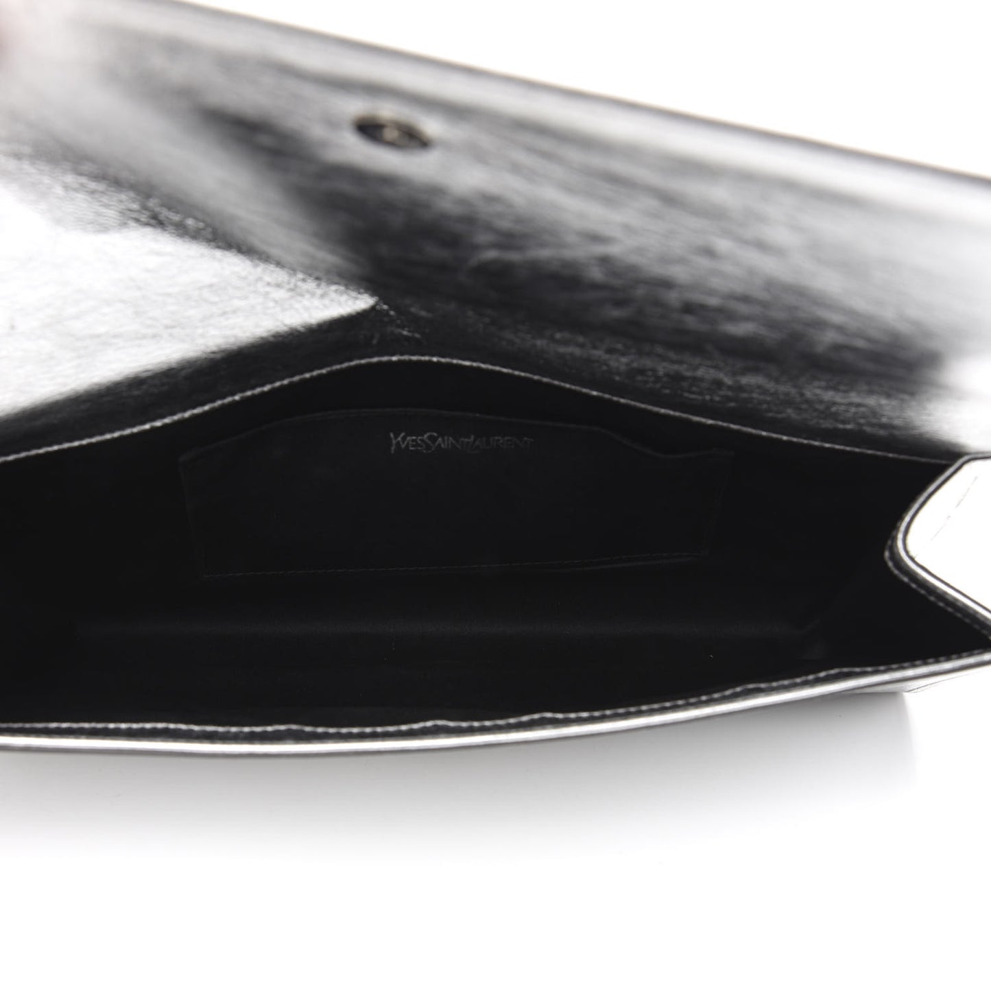 Metallic Calfskin Monogram Large Belle De Jour Clutch Silver
