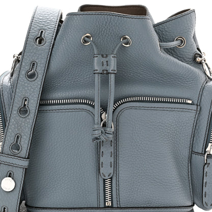 Fendi Cuoio Romano Selleria F is Fendi Grande Mon Tresor Pocket Bucket Bag Nube 9 of 11