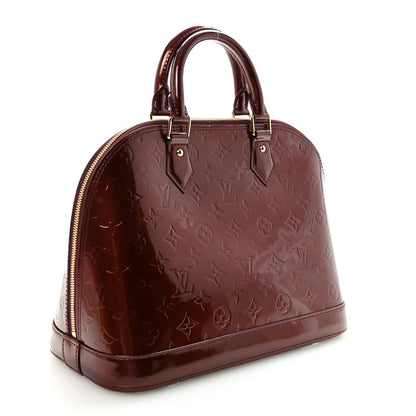 Louis Vuitton Vernis Alma PM Rouge Fauviste 3 of 9