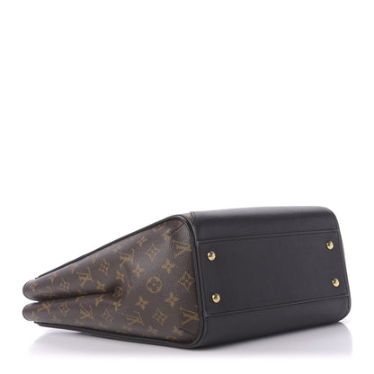 Louis Vuitton Calfskin Monogram Kimono Tote Black 4 of 10