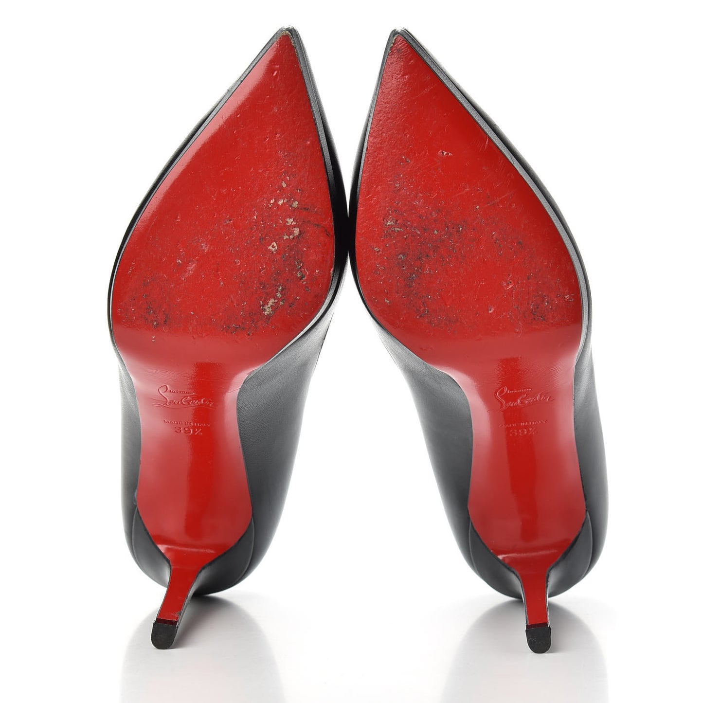 Shiny Nappa Pigalle Plato 100 Pumps 39.5 Black