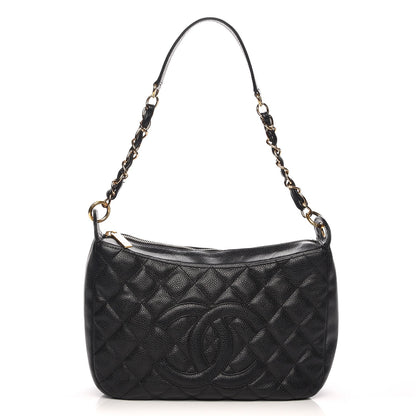Chanel Caviar Quilted Hobo Black 1 of 8