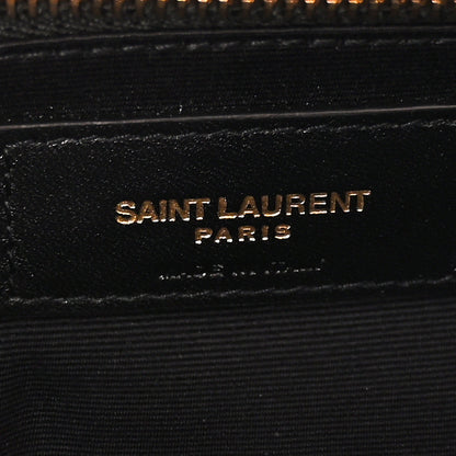 Saint Laurent Lambskin Suede Patchwork Monogram Medium Jamie Fuchsia 6 of 20