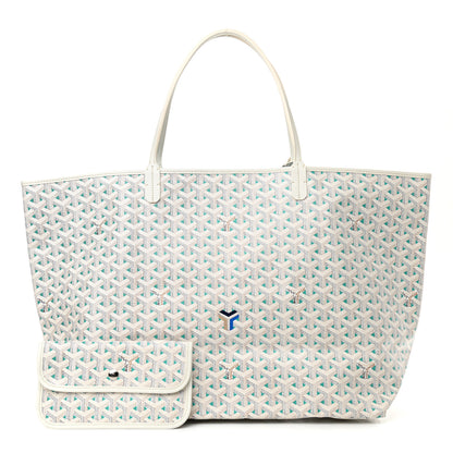 Goyard Goyardine Saint Louis Claire Voie GM White Opaline 1 of 10