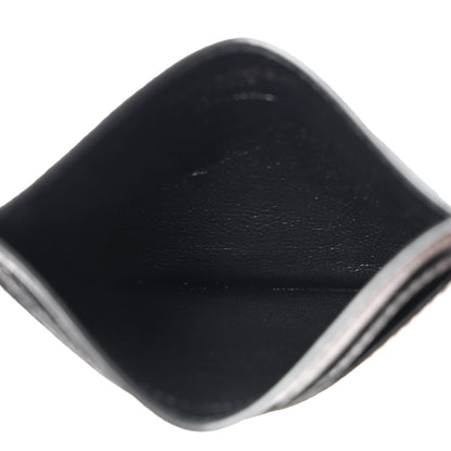 Saint Laurent Grain De Poudre Monogram Credit Card Case Black 5 of 8