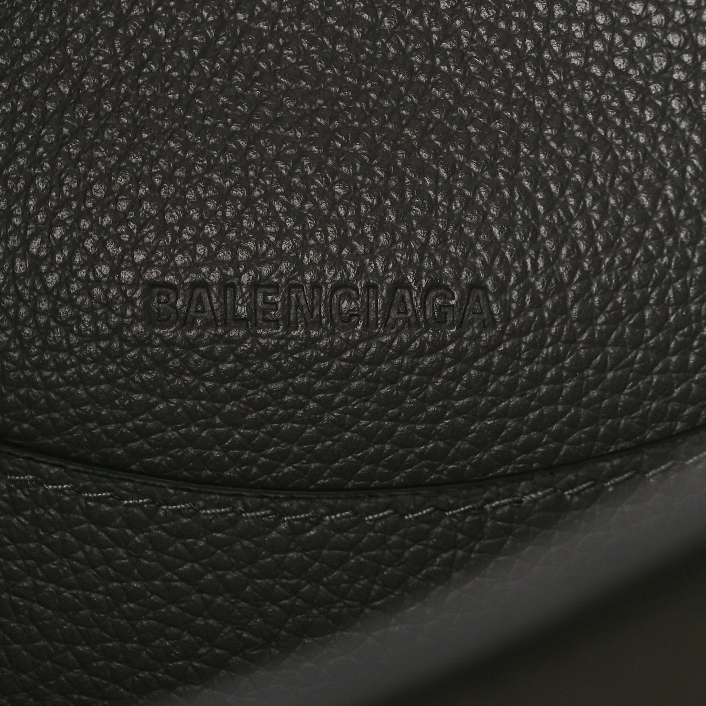 Grained Calfskin Neo Classic Silver Hardware S City Dark Grey