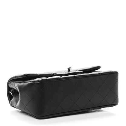 Chanel Lambskin Quilted Mini Rectangular Flap Black 4 of 9