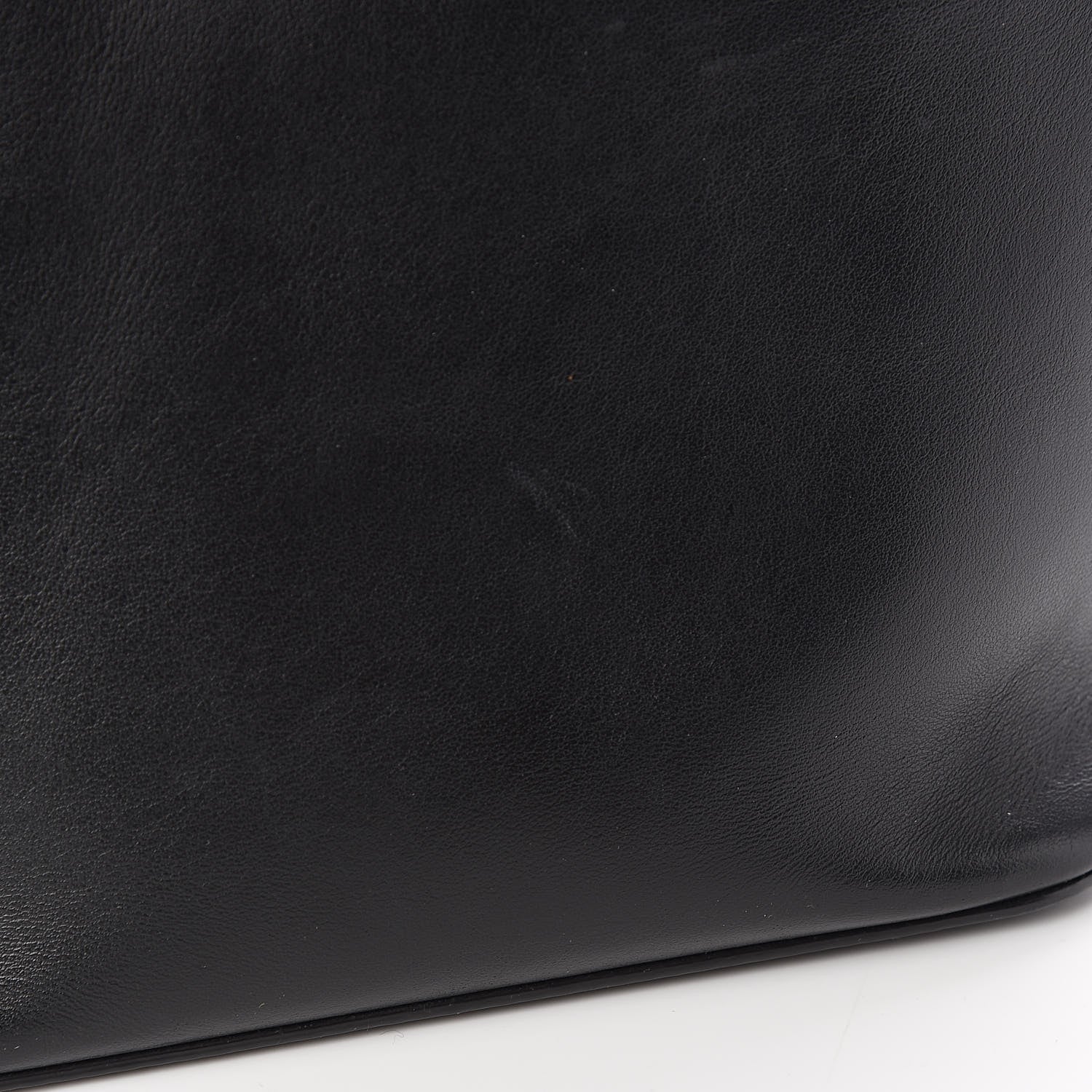 Fendi Vitello Century Matte F is Fendi Stamp Patch Bi-Color Grande Mon Tresor Bucket Bag Black Maya Fragola 10 of 11