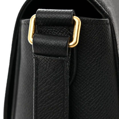 Celine Grained Calfskin Medium Trotteur Black 7 of 16