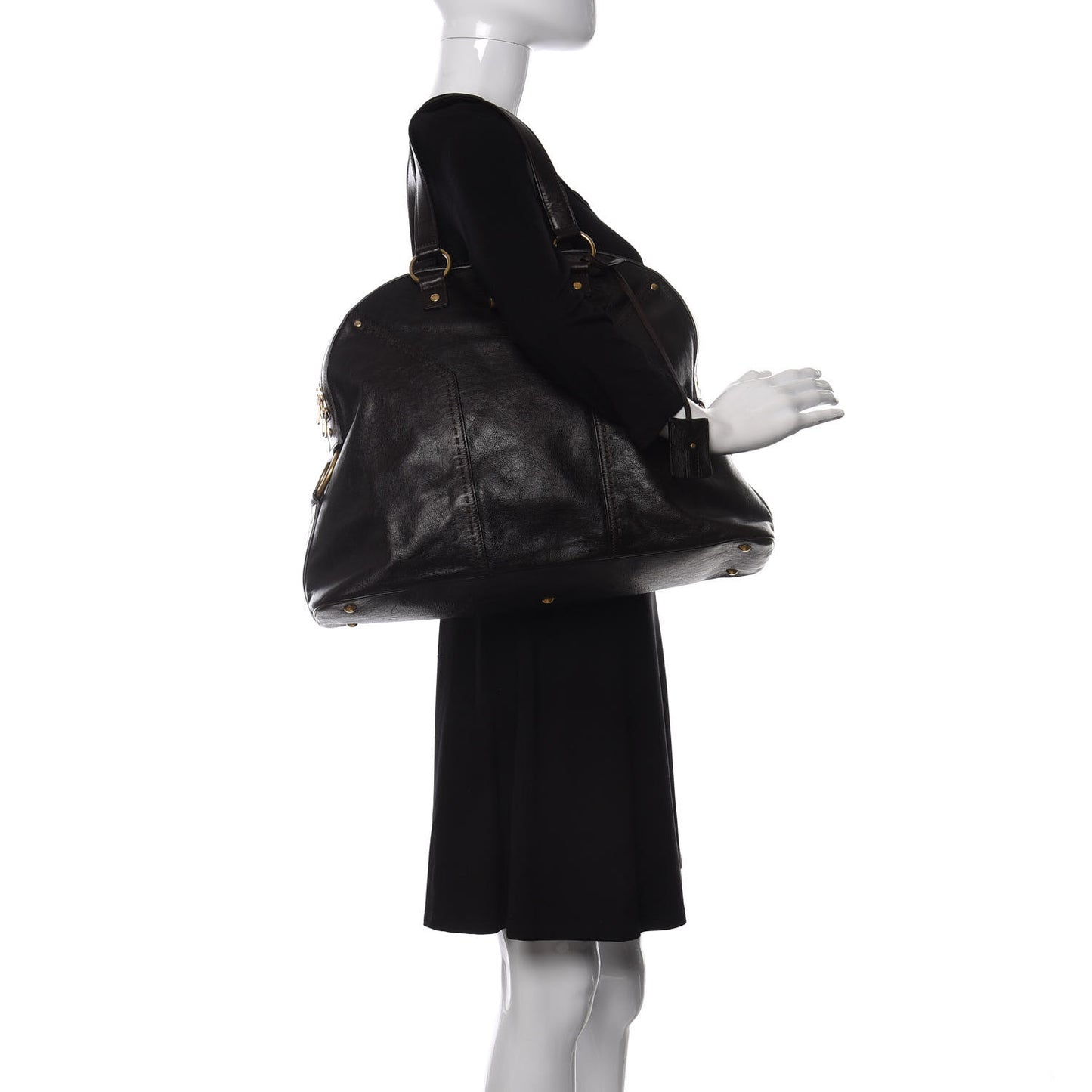 Calfskin Oversized Muse Brown