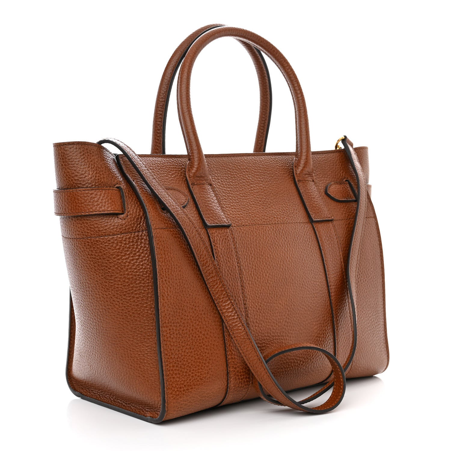 Mulberry Small Classic Grain Small Zipped Bayswater Oak 3 of 12