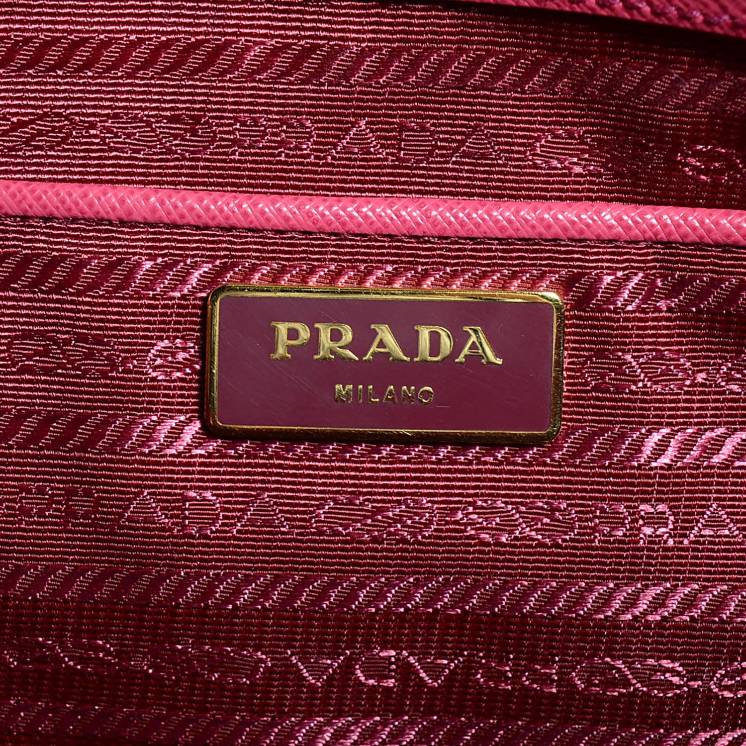 Prada Saffiano Lux Large Tote Peonia 6 of 9
