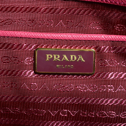 Prada Saffiano Lux Large Tote Peonia 6 of 9