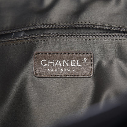 Chanel Lambskin Square Stitched Lax Accordion Shoulder Bag Black 6 of 10
