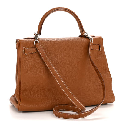 Hermes Togo Kelly Retourne 32 Gold 3 of 15