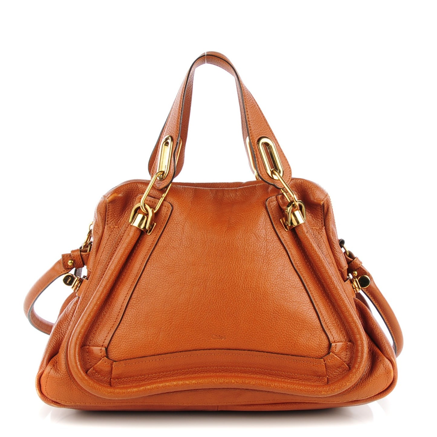 Calfskin Medium Military Paraty Caramel