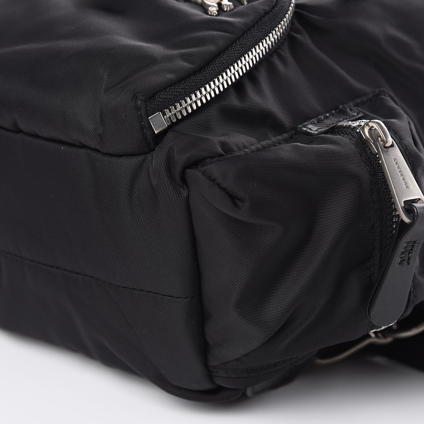 Nylon Small Rucksack Backpack Black