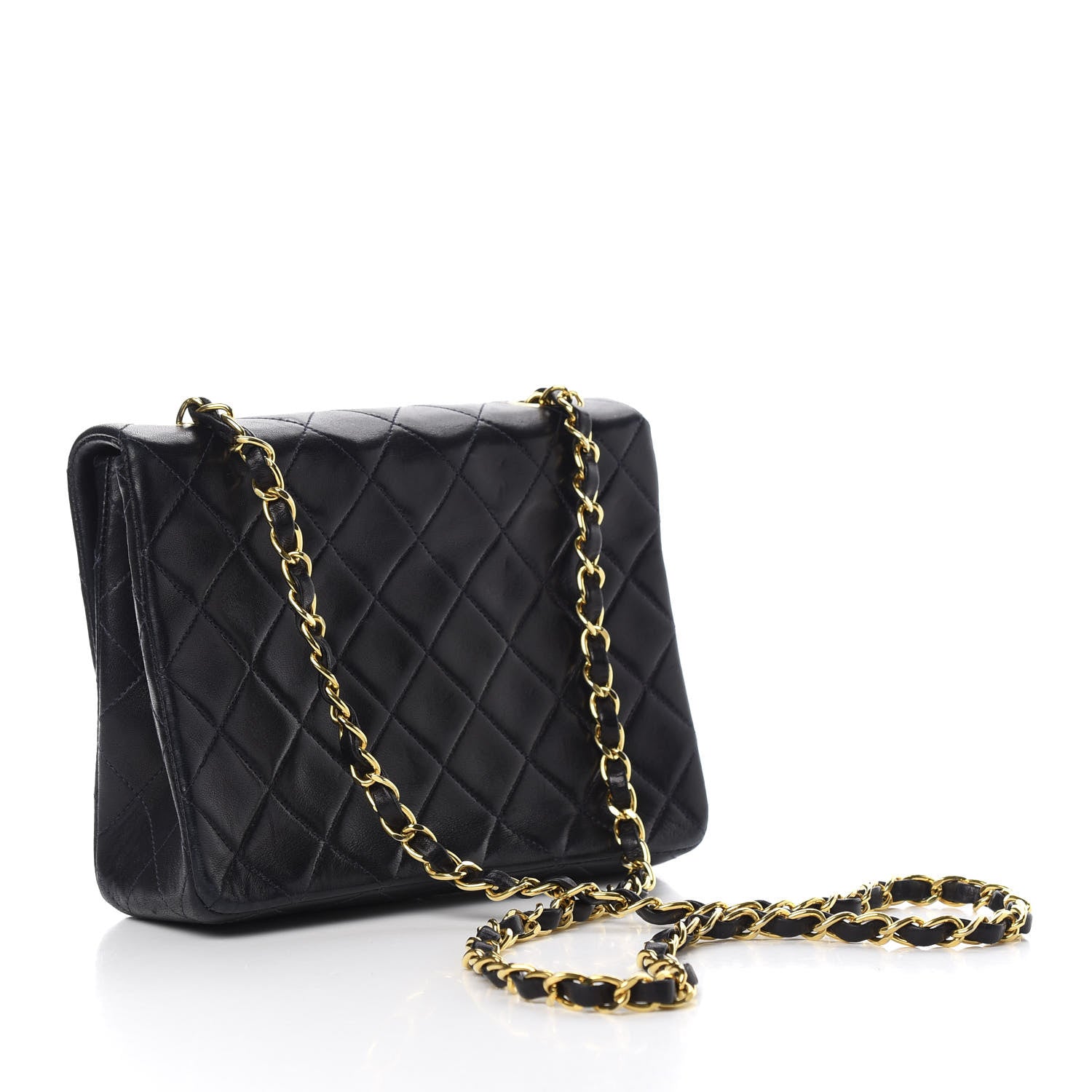 Chanel Lambskin Quilted Mini Square Flap Black 3 of 11