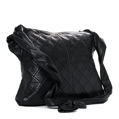 Chanel Lambskin Quilted Girl Bag Black 3 of 10