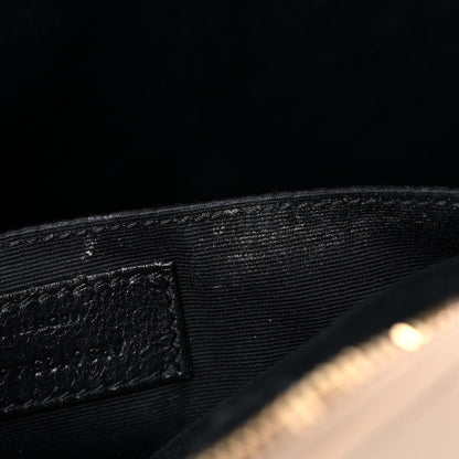 Saint Laurent Calfskin Matelasse Monogram Lou Camera Bag Dark Beige 12 of 18