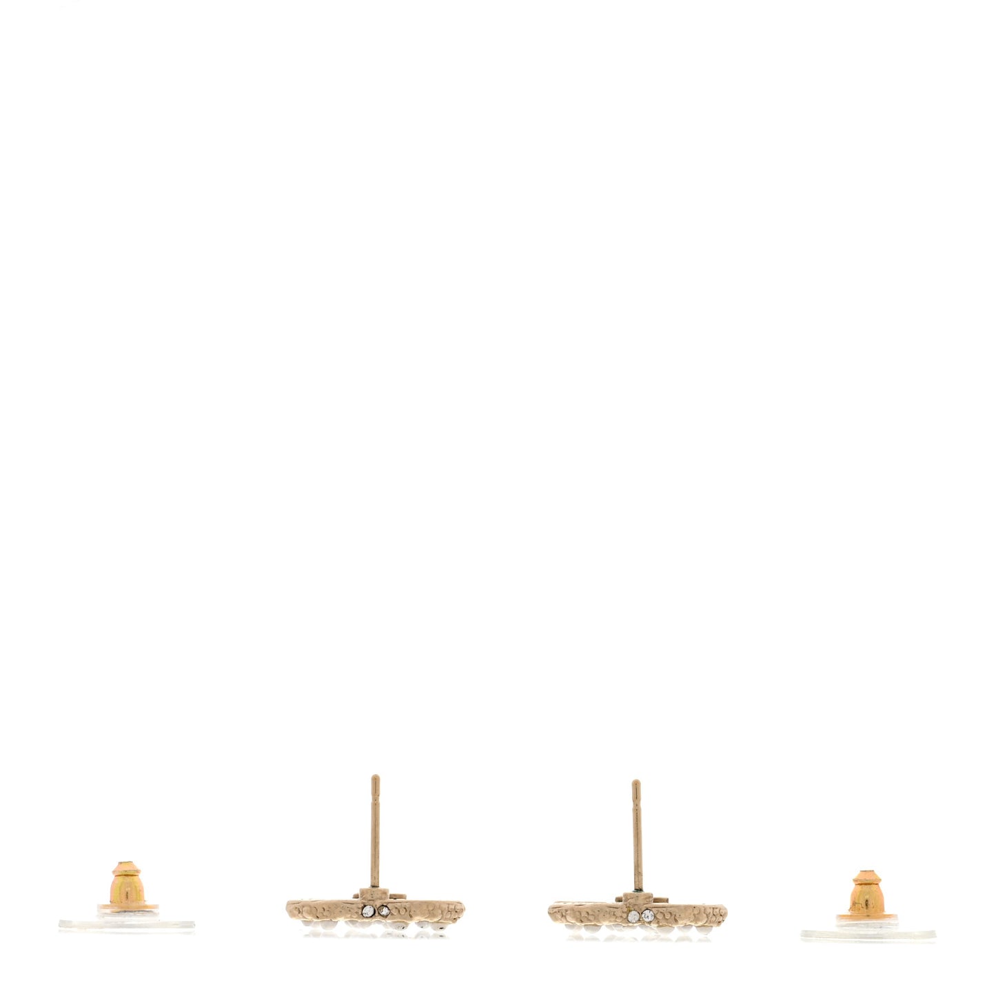 Pearl CC Earrings Gold