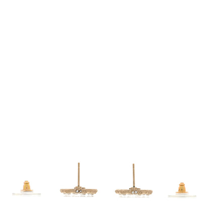 Chanel Pearl CC Earrings Gold 3 of 5