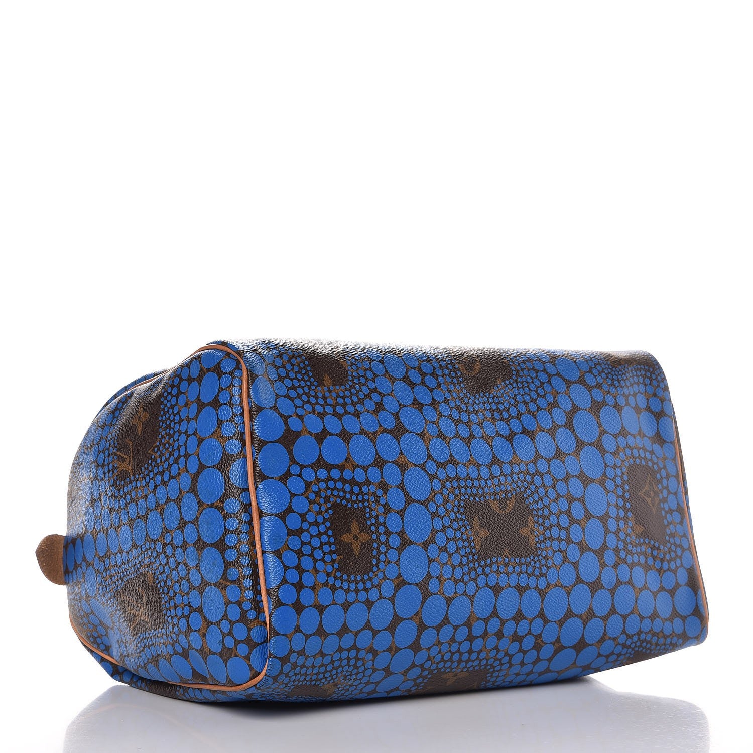 Louis Vuitton Monogram Kusama Town Speedy 30 Blue 4 of 13