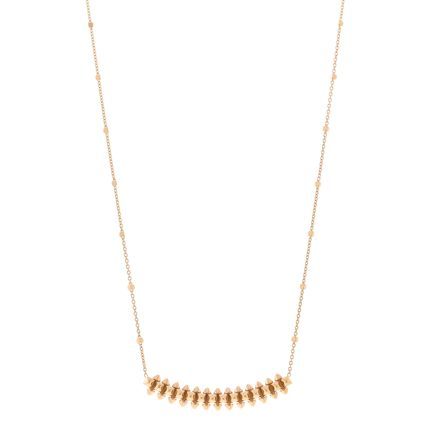 18K Pink Gold Small Clash de Cartier Necklace