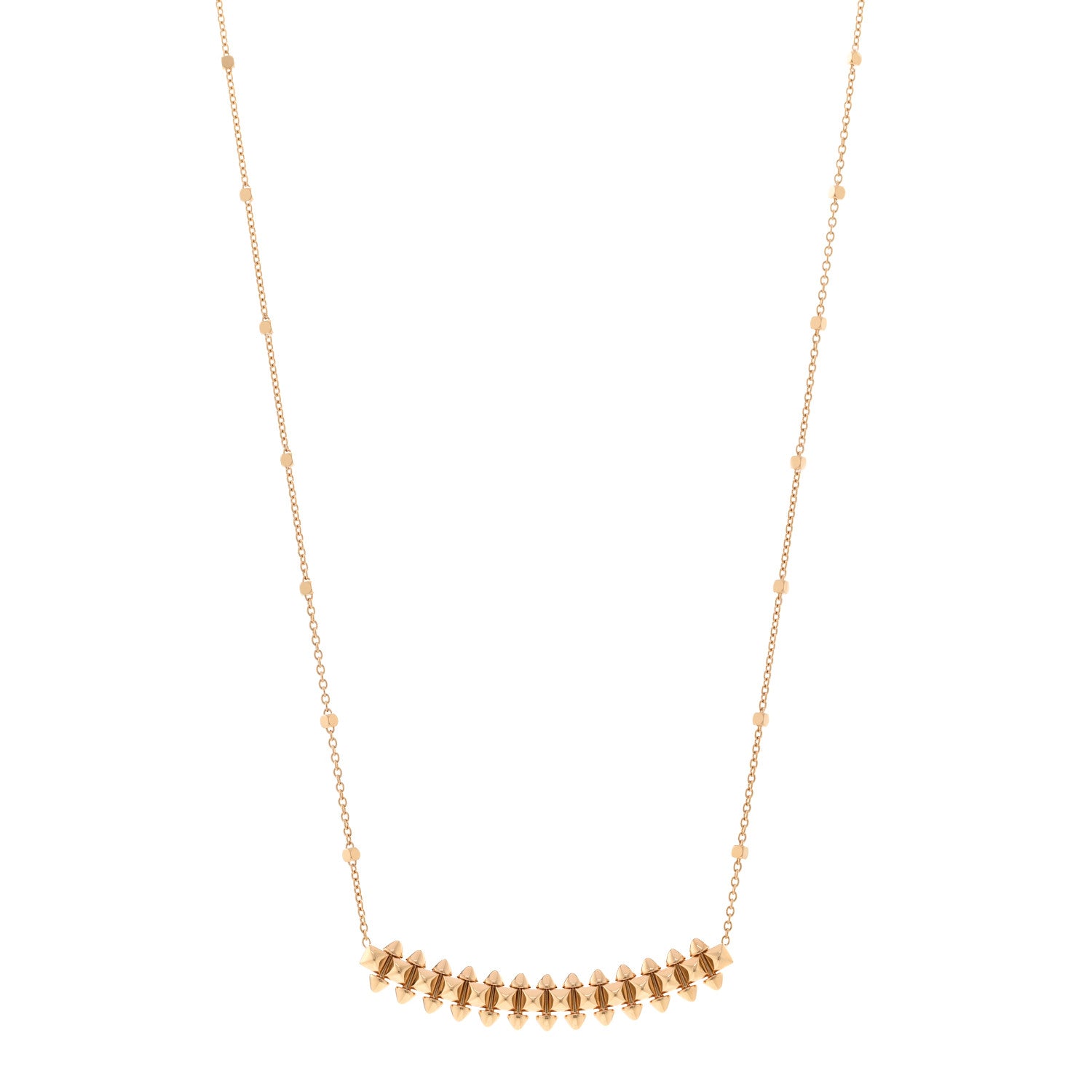 Cartier 18K Pink Gold Small Clash de Cartier Necklace 1 of 5