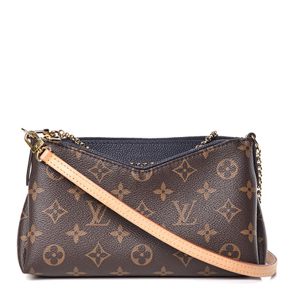 Louis Vuitton Monogram Pallas Clutch Blue Marine 1 of 12