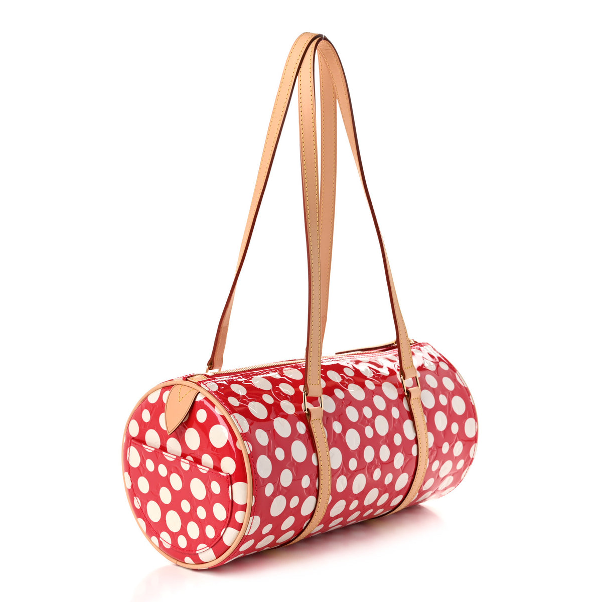 Louis Vuitton Vernis Kusama Infinity Dots Papillon 30 Red 3 of 10