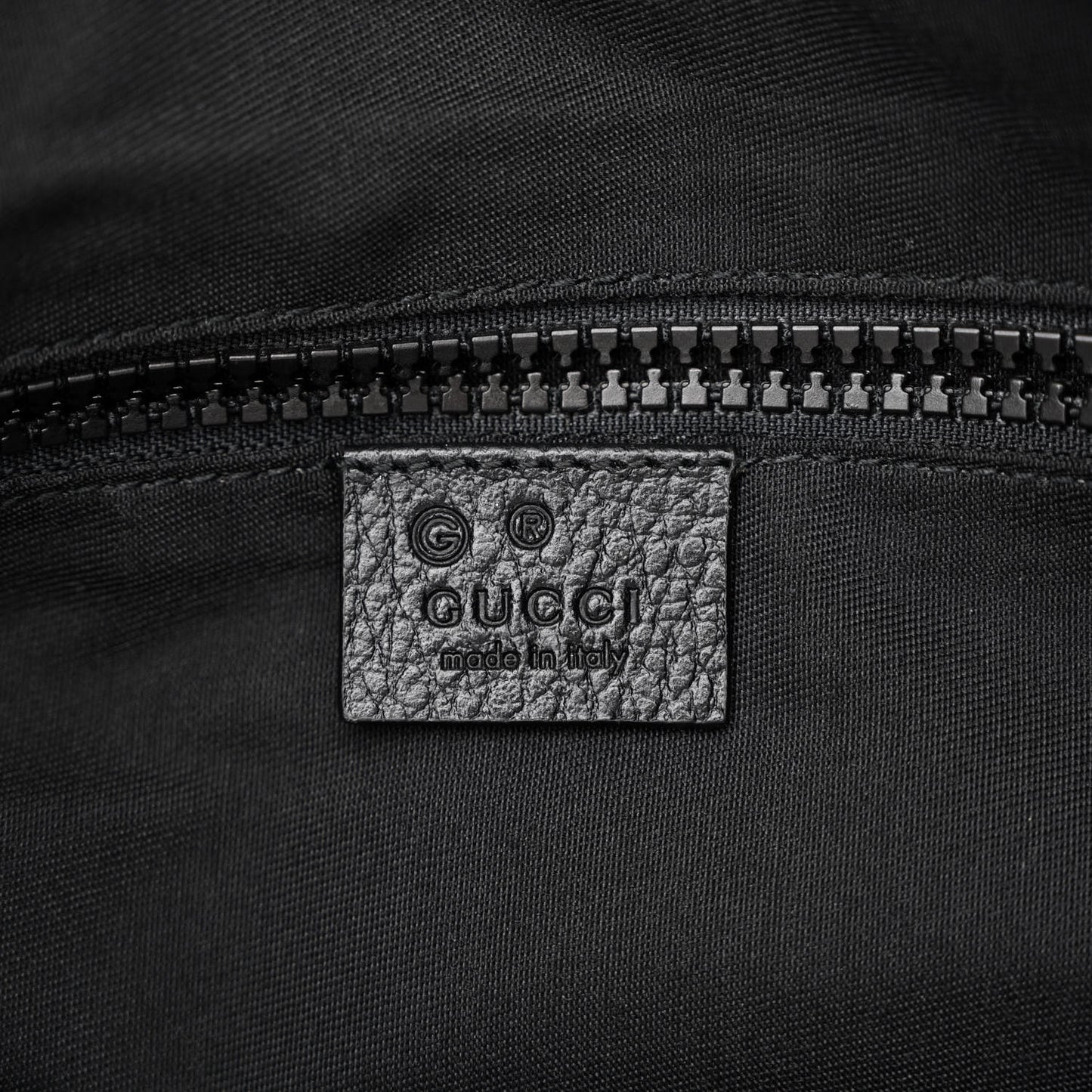 Nylon Monogram Medium Flat Messenger Bag Black