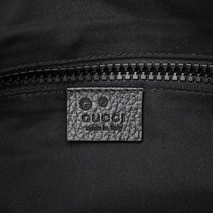 Gucci Nylon Monogram Medium Flat Messenger Bag Black 6 of 12