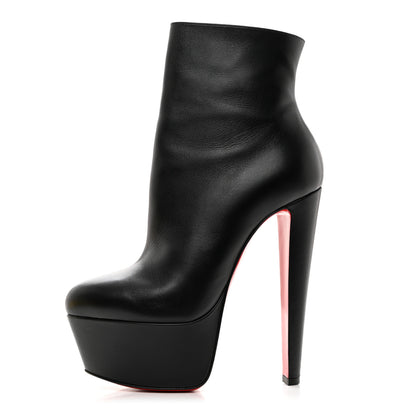 Christian Louboutin Calfskin Fierce 160 Ankle Boots 39.5 Black 1 of 7