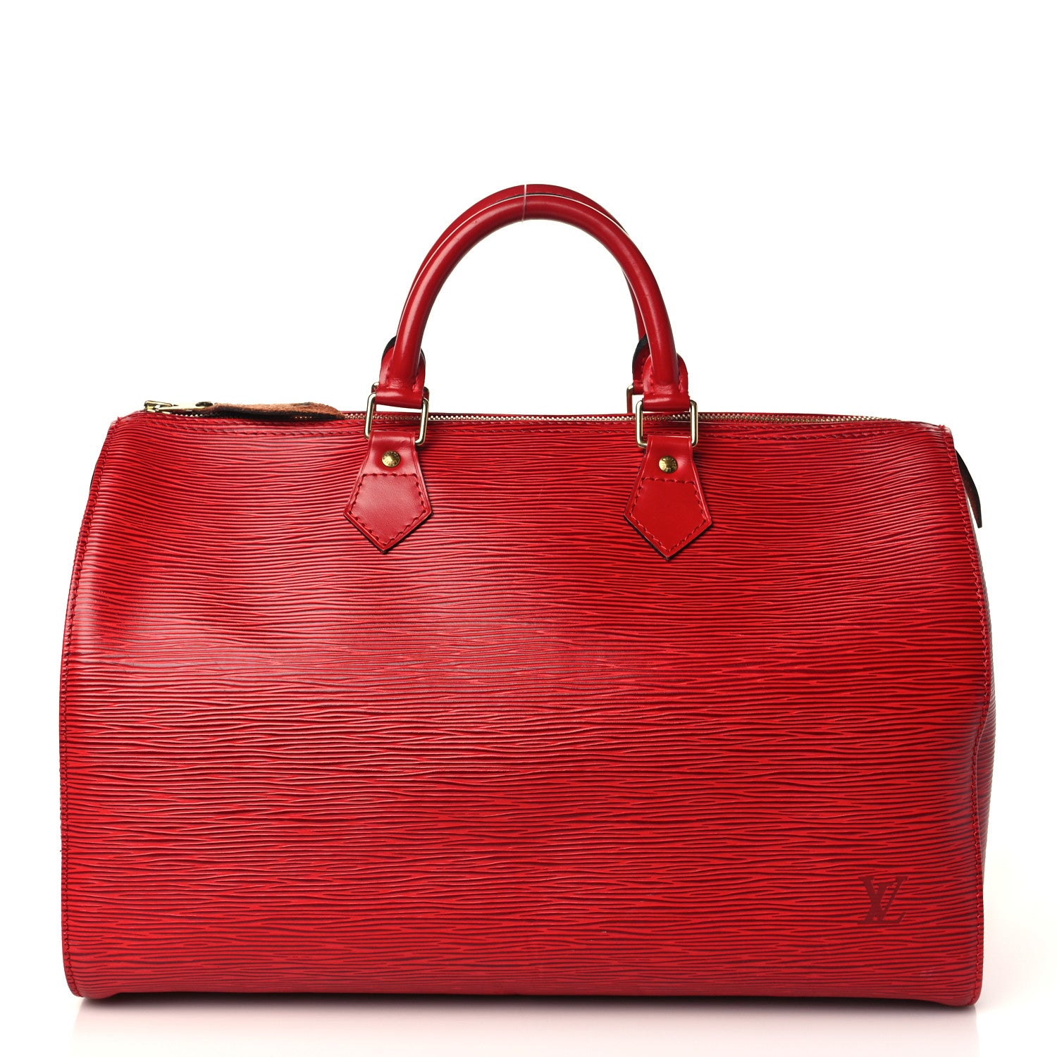 Louis Vuitton Epi Speedy 35 Castillan Red 1 of 11