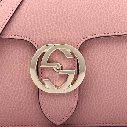 Gucci Dollar Calfskin Small Interlocking G Shoulder Bag Soft Pink 10 of 10