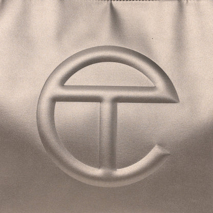 Telfar Metallic Vegan Leather Medium Shopping Bag Bronze 9 of 11